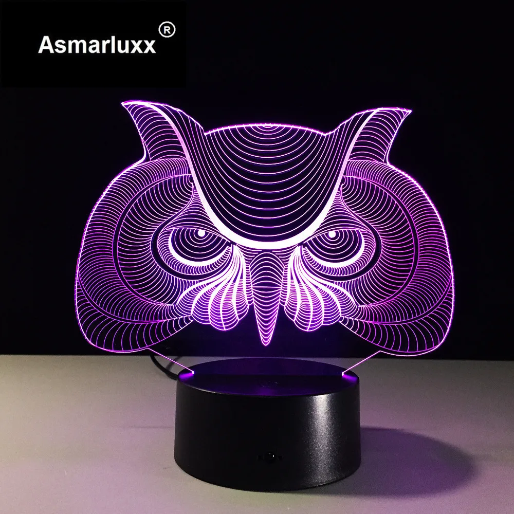 Asmarluxx 3d led lamp9101