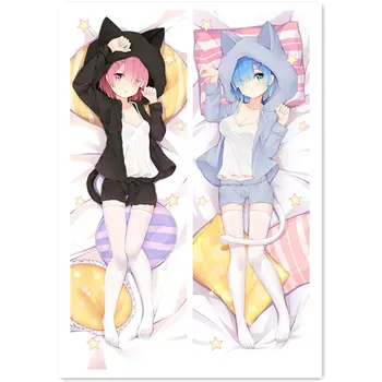 Anime Re Life in a different world from zero pillow Cover two-side Printed Pillow Case sexy girl Hugging Body Bedding Pillowcase
Anime Re Life in a different world from zero pillow Cover two-side Printed Pillow Case sexy girl Hugging Body Bedding Pillowcase
