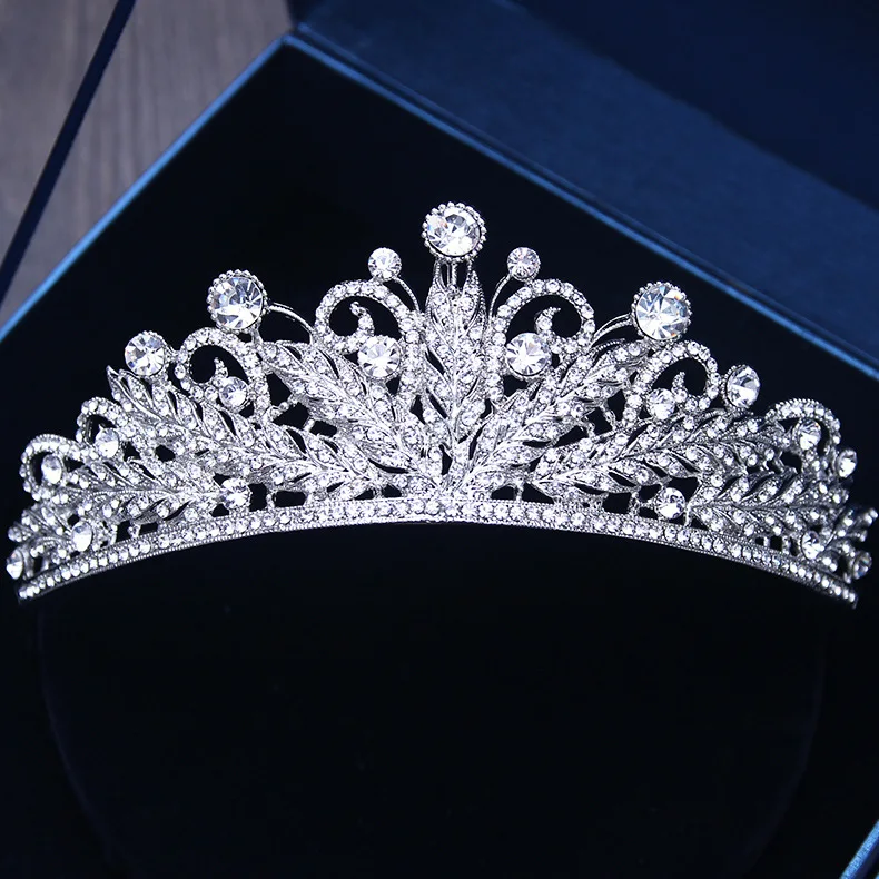 Charm Bridal Tiara Crown Clear Crystal Rhinestones Women Handmade Hairwear Brides Diadem Pageant Party Crowns tiara de noiva
Charm Bridal Tiara Crown Clear Crystal Rhinestones Women Handmade Hairwear Brides Diadem Pageant Party Crowns tiara de noiva