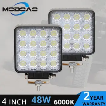 2pcs led spot light offroad 12v 24V 48W led work lights car truck 4x4 ATV tractor led work light 48w Flood fog lamp
2pcs led spot light offroad 12v 24V 48W led work lights car truck 4x4 ATV tractor led work light 48w Flood fog lamp