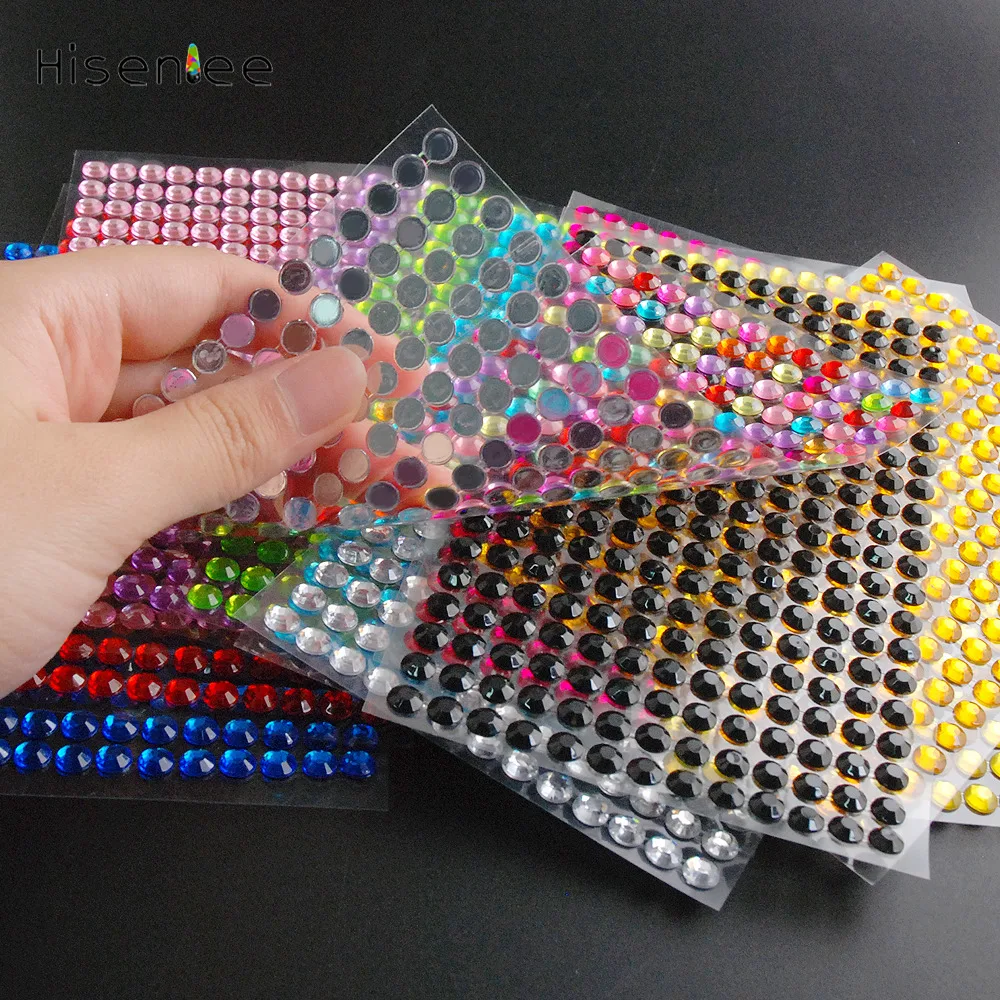 5Set Sticker 6mm 260 Pcs/set Diy Decal Mobile/PC Art Crystal Diamond Rhinestone Self Adhesive Scrapbooking Stickers
5Set Sticker 6mm 260 Pcs/set Diy Decal Mobile/PC Art Crystal Diamond Rhinestone Self Adhesive Scrapbooking Stickers