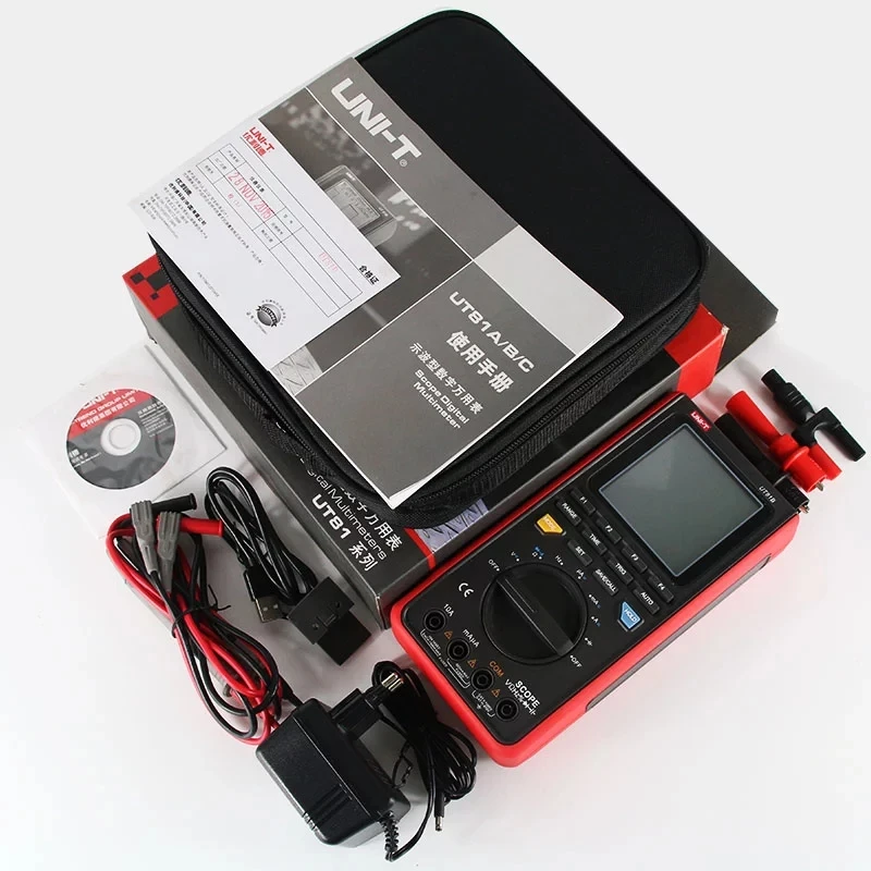 UNI-T UT81C Scope Digital Multimeters Mini Oscilloscope Input High Sensitivity Diode USB Interface PC Soft
UNI-T UT81C Scope Digital Multimeters Mini Oscilloscope Input High Sensitivity Diode USB Interface PC Soft