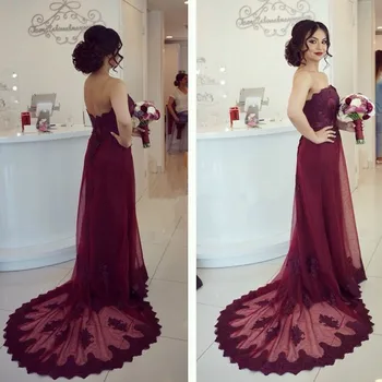Sexy Strapless A-Line Appliques Lace Long Evening Dresses Summer Style Tulle vestido de festa Hot Sale
Sexy Strapless A-Line Appliques Lace Long Evening Dresses Summer Style Tulle vestido de festa Hot Sale