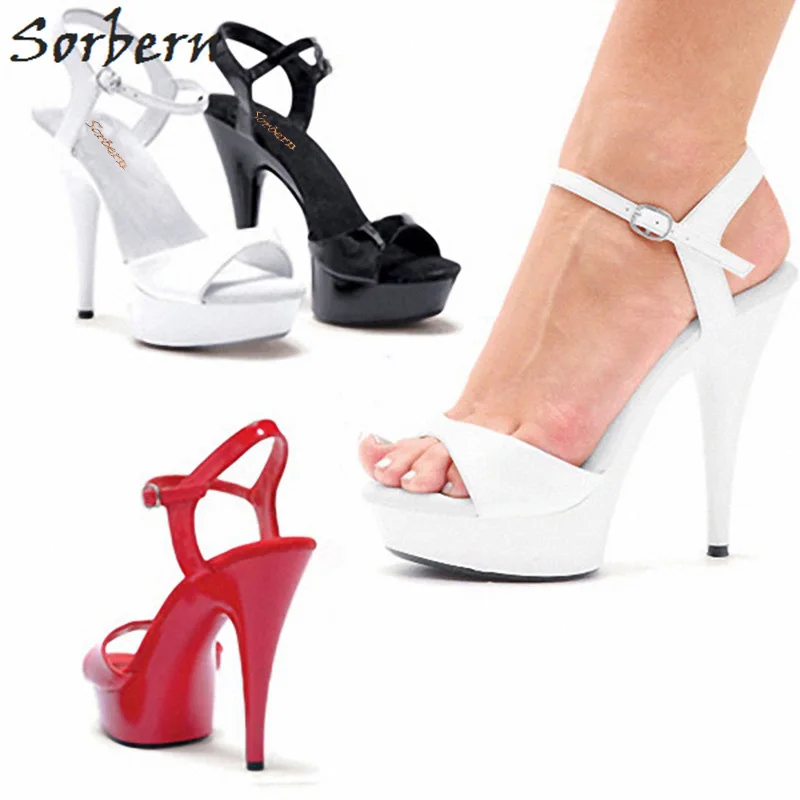Sorbern High Heel Sandals Women Platform Shoes Ankle Strap Summer Open Toe Ladies Sandals Custom Color Designer Kitten Heels
Sorbern High Heel Sandals Women Platform Shoes Ankle Strap Summer Open Toe Ladies Sandals Custom Color Designer Kitten Heels