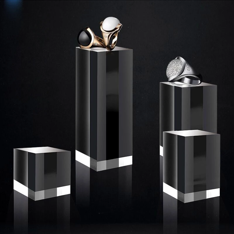 Acrylic Square Crystal Tile Transparent Square Column Jewelry Bottom Photography Props Square Rectangular Display Stand
Acrylic Square Crystal Tile Transparent Square Column Jewelry Bottom Photography Props Square Rectangular Display Stand