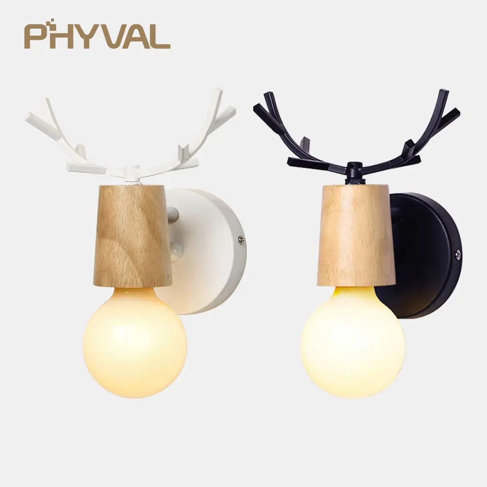 LED Wall Light Nordic Modern Deer Antlers Black White Solid Wood Novelty Animal Wall Lamp Home Fixtures for Bedroom Living Room
LED Wall Light Nordic Modern Deer Antlers Black White Solid Wood Novelty Animal Wall Lamp Home Fixtures for Bedroom Living Room