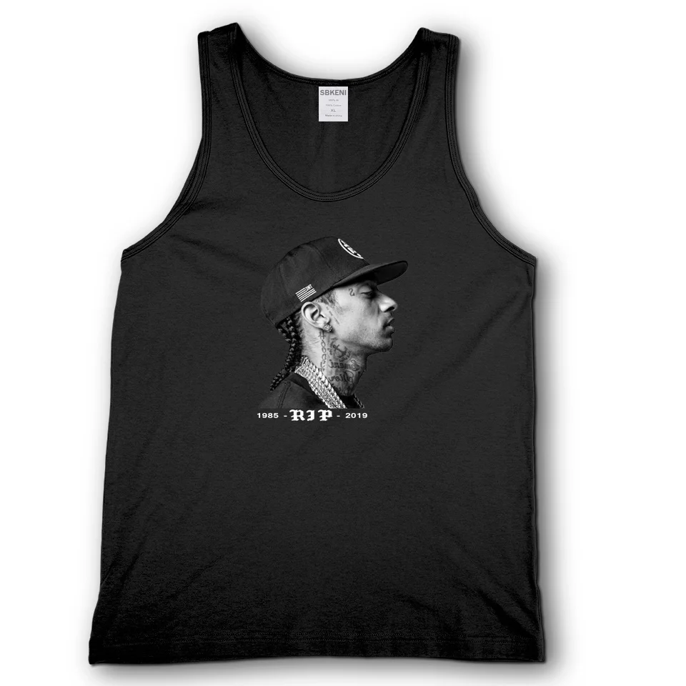 Nipsey Hussle Men's Leisure Vest Fitness Elastic Casual O-neck Breathable H Type Summer Cotton Undershirts Male Hip hop Tanks
Nipsey Hussle Men's Leisure Vest Fitness Elastic Casual O-neck Breathable H Type Summer Cotton Undershirts Male Hip hop Tanks