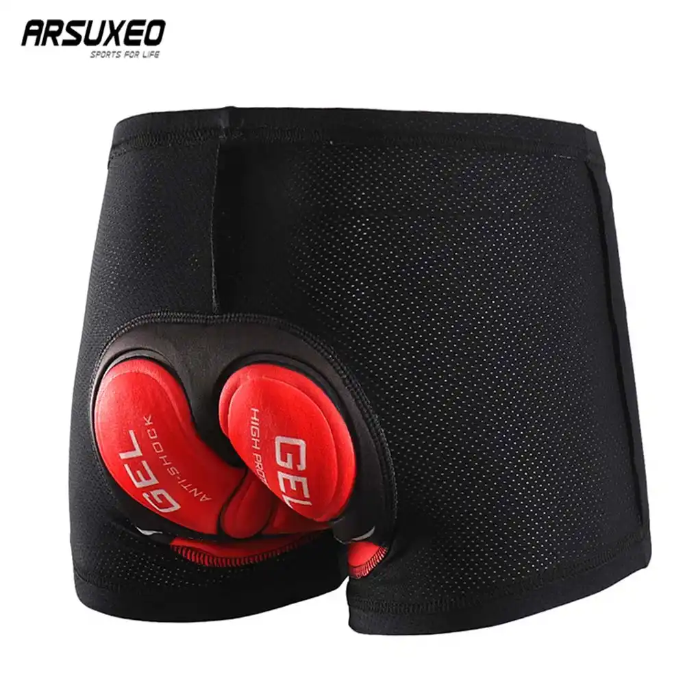 arsuxeo men's cycling under shorts