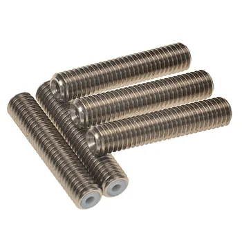 5PCS Barrel M6 X 30 Teflon Nozzle Throat for MK8 Tube Makerbot 3D Printer Extruder Hot End
5PCS Barrel M6 X 30 Teflon Nozzle Throat for MK8 Tube Makerbot 3D Printer Extruder Hot End