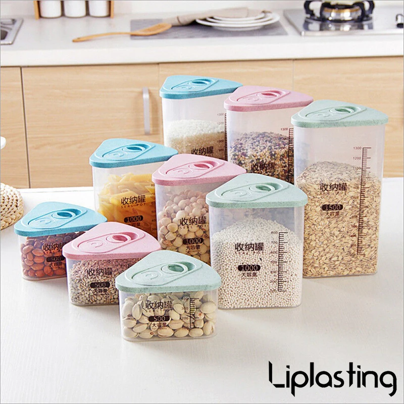 1pcs Grain Food Storage Box Sealed Cans Container Household Kitchen accessories Covered With Transparent Jar Grain Storage Cans
1pcs Grain Food Storage Box Sealed Cans Container Household Kitchen accessories Covered With Transparent Jar Grain Storage Cans