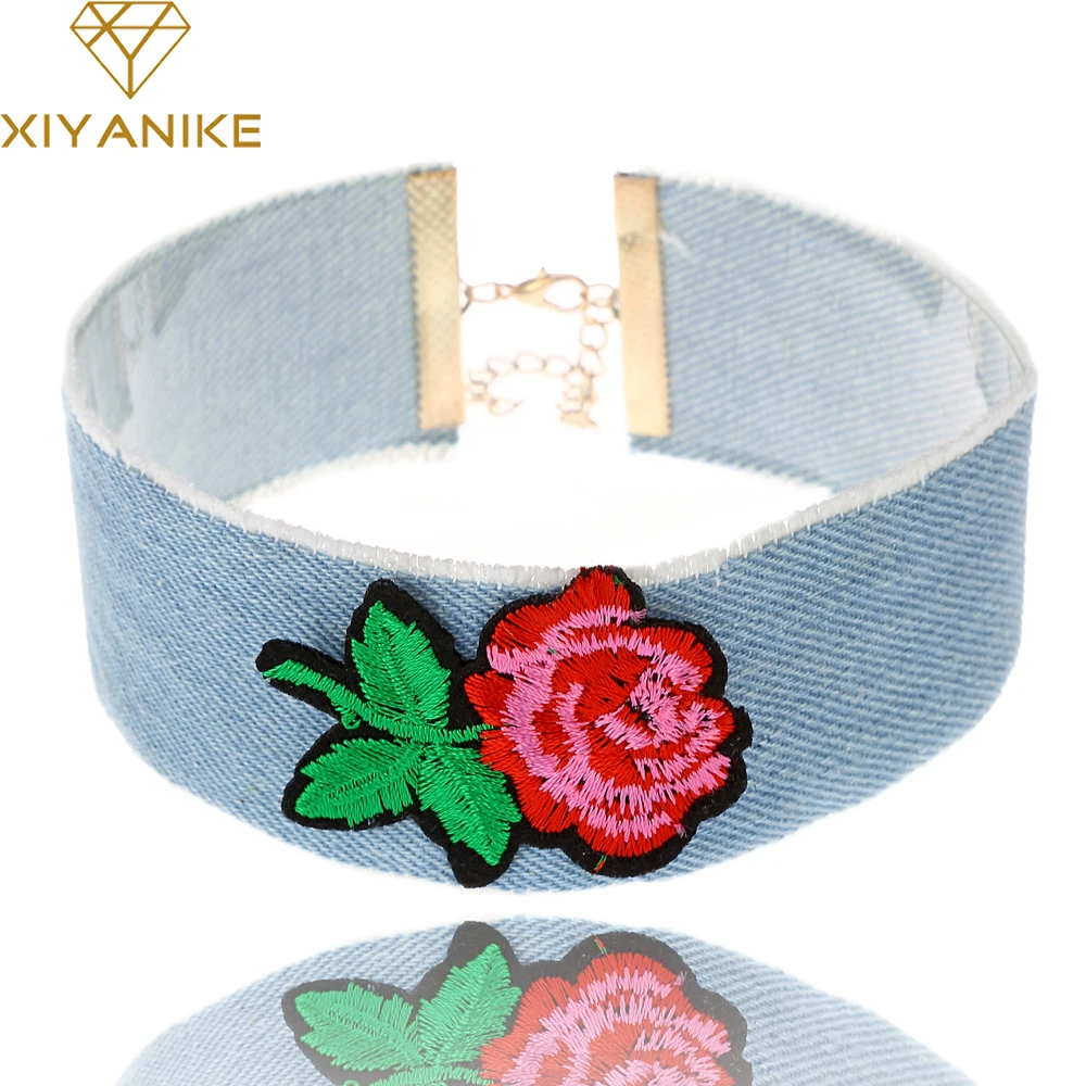 XIYANIKE New Arrival 2017 Big Brand Hot Sale Fashion Sexy Roses Necklaces Choker Jewelry For Women Necklaces & Pendants XY-N1
XIYANIKE New Arrival 2017 Big Brand Hot Sale Fashion Sexy Roses Necklaces Choker Jewelry For Women Necklaces & Pendants XY-N1