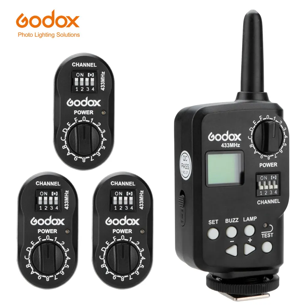 Godox FT-16 Wireless Power Controller Remote Flash Trigger + 3x FTR-16 Receiver for Godox Witstro AD360 DE300 DE400 SK300 SK400
Godox FT-16 Wireless Power Controller Remote Flash Trigger + 3x FTR-16 Receiver for Godox Witstro AD360 DE300 DE400 SK300 SK400
