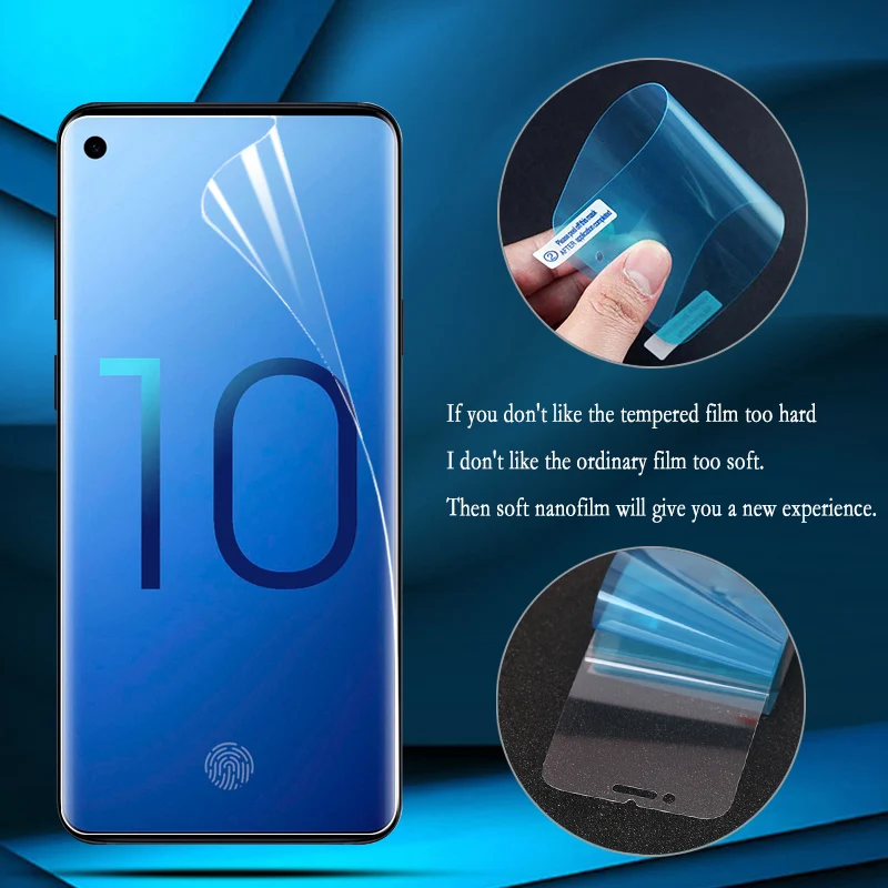 Nano Explosion-proof Film Foil For Samsung Galaxy A30 A40 A50 A70 A80 A90 M10 M20 M30 S10 Plus S10e Screen Protector Guard
Nano Explosion-proof Film Foil For Samsung Galaxy A30 A40 A50 A70 A80 A90 M10 M20 M30 S10 Plus S10e Screen Protector Guard