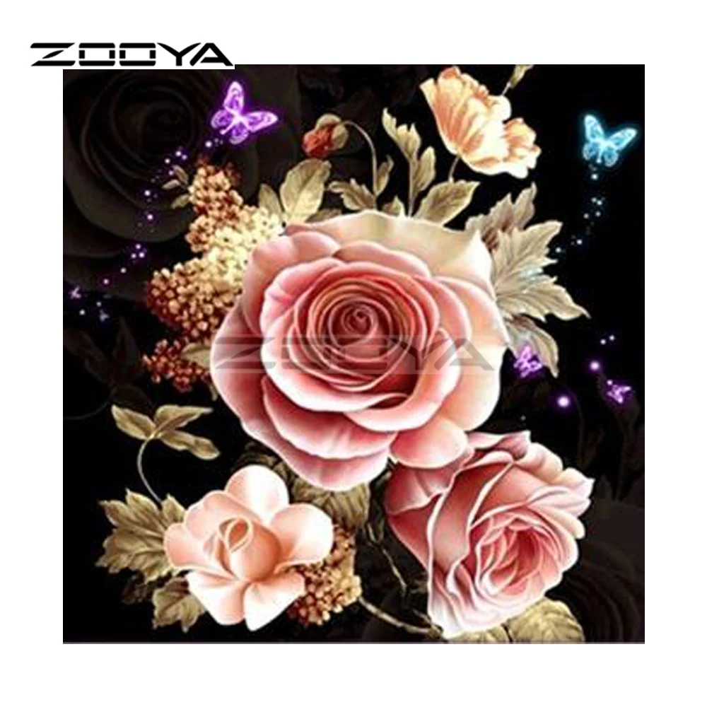 ZOOYA DIY Diamond Embroidery Rose Flower Series Diamond Painting Cross Stitch Butterfly Painting Full Drill Mosaic Pictures BY24
ZOOYA DIY Diamond Embroidery Rose Flower Series Diamond Painting Cross Stitch Butterfly Painting Full Drill Mosaic Pictures BY24