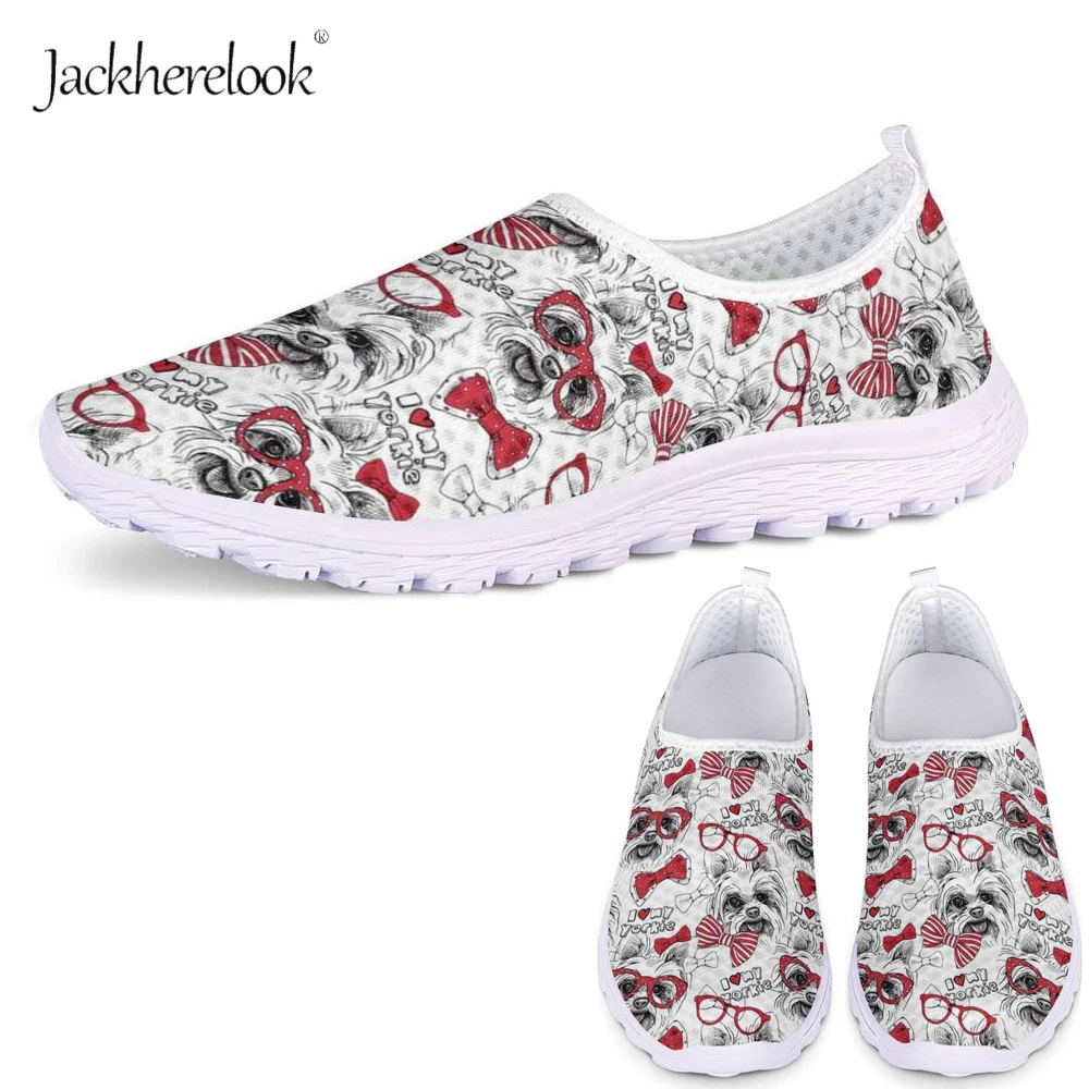 Jackherelook White Women Flats Shoes Cute Yorkshire Terrier Dog Print Summer Sneakers Light Weight Super Soft Mesh Flat Shoes
Jackherelook White Women Flats Shoes Cute Yorkshire Terrier Dog Print Summer Sneakers Light Weight Super Soft Mesh Flat Shoes