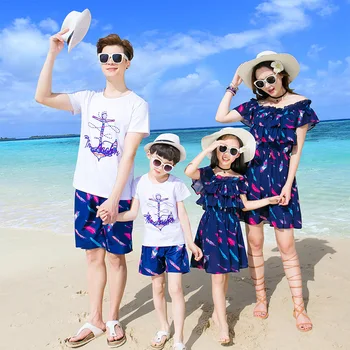 Family matching clothes father mother daughter son mom mommy and me clothes beach dress tshirts pants couple family look wear 24
Family matching clothes father mother daughter son mom mommy and me clothes beach dress tshirts pants couple family look wear 24