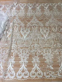 Fashion Design S-81421 embroidered Net Lace Fabric African French Lace Fabric For bridal dress
Fashion Design S-81421 embroidered Net Lace Fabric African French Lace Fabric For bridal dress