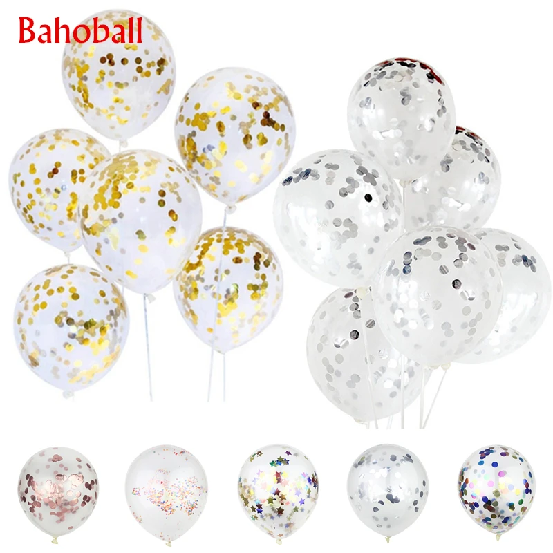 Confetti Balloons 10 Pcs 12 Inch Transparent Latex Balloons Gold Silver Confetti for Wedding Decorations Birthday Party Supplies
Confetti Balloons 10 Pcs 12 Inch Transparent Latex Balloons Gold Silver Confetti for Wedding Decorations Birthday Party Supplies