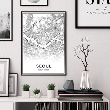 Latitude Longitude Seoul City Map Prints South Korea Travel Wall Art Canvas Paintings Black and White Poster Pictures Home Decor
Latitude Longitude Seoul City Map Prints South Korea Travel Wall Art Canvas Paintings Black and White Poster Pictures Home Decor