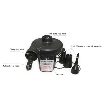 Electric Portable Air Pump for Inflatables Air Mattress Raft Bed Boat Pool Toy LKS99 
Electric Portable Air Pump for Inflatables Air Mattress Raft Bed Boat Pool Toy LKS99