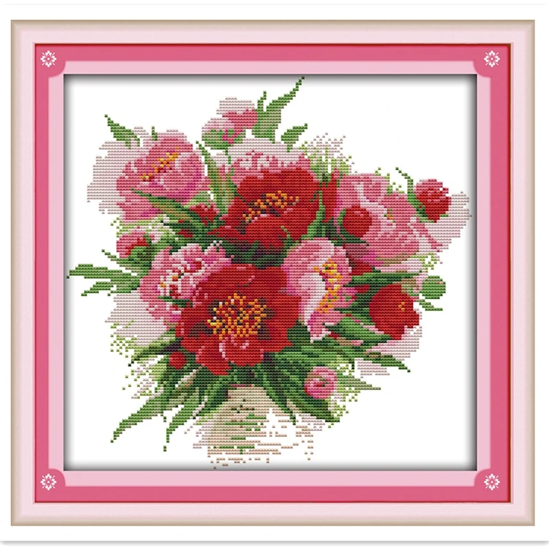 The Bright Flowers Needlework DIY SET Embroidery Cross Set Home Decor Cross Stitch Kit Chinese Counted Cross Stitch Pattern
The Bright Flowers Needlework DIY SET Embroidery Cross Set Home Decor Cross Stitch Kit Chinese Counted Cross Stitch Pattern