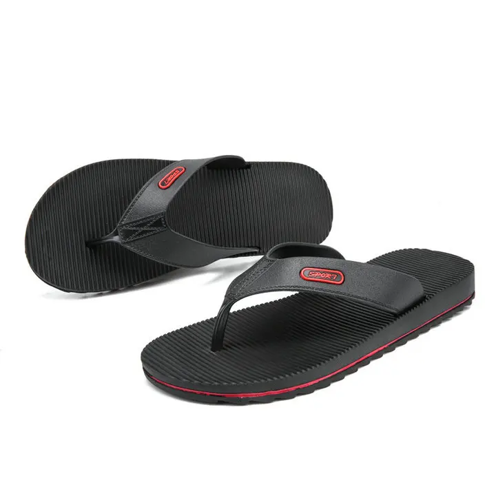 Casual Men Slippers Flip Flops Big Size 40-45 Summer Male Shoes Outdoor Home Beach Footwear (9)