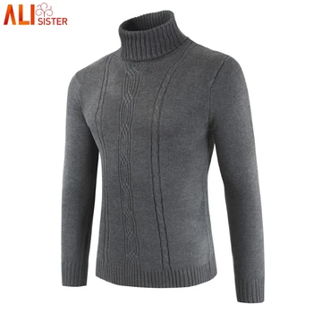 Alisister Winter High Neck Thick Warm Sweater Men Turtleneck Brand Mens Sweaters Slim Fit Pullover Men Knitwear Male Pull Homme
Alisister Winter High Neck Thick Warm Sweater Men Turtleneck Brand Mens Sweaters Slim Fit Pullover Men Knitwear Male Pull Homme