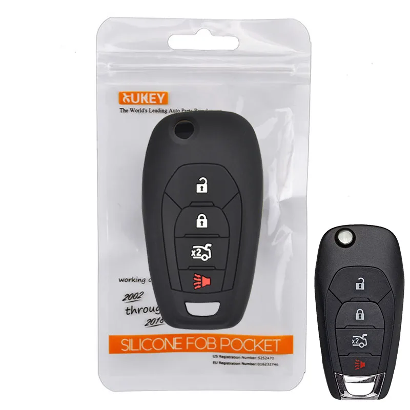 For Chevrolet Cruze Silicone Remote Flip Key Case Fob Shell Cover Skin Holder 4 Button 2016 2017 2018 2019
For Chevrolet Cruze Silicone Remote Flip Key Case Fob Shell Cover Skin Holder 4 Button 2016 2017 2018 2019