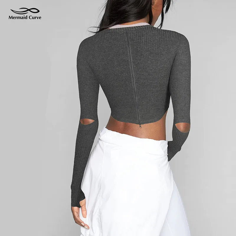 Women Back Zipper Yoga Top shirt Long Sleeve Sport T Shirt Quick Dry Fitness Clothing Cotton Sports Gym Running Jogging crop top
Women Back Zipper Yoga Top shirt Long Sleeve Sport T Shirt Quick Dry Fitness Clothing Cotton Sports Gym Running Jogging crop top