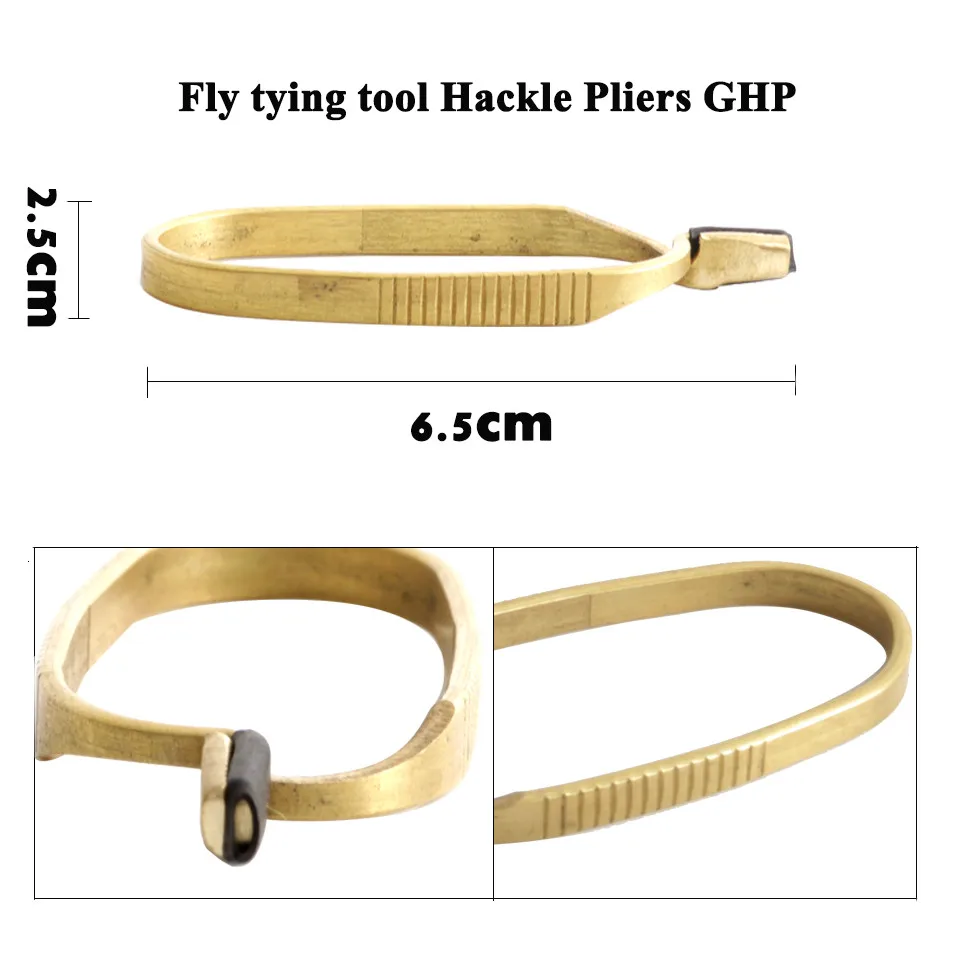 Maximumcatch Fly Tying Tools Stainless steel and Brass Hackle Pliers Non skid Flies Making Fishing Accessories
Maximumcatch Fly Tying Tools Stainless steel and Brass Hackle Pliers Non skid Flies Making Fishing Accessories