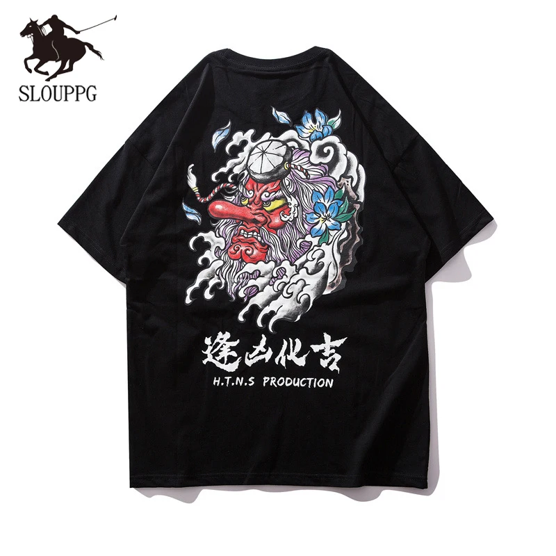 Chinese style Ghost printing men's tee Hip Hop cotton Harajuku Oversize Male T-Shirt cotton men's tshirt streetwear clothing
Chinese style Ghost printing men's tee Hip Hop cotton Harajuku Oversize Male T-Shirt cotton men's tshirt streetwear clothing