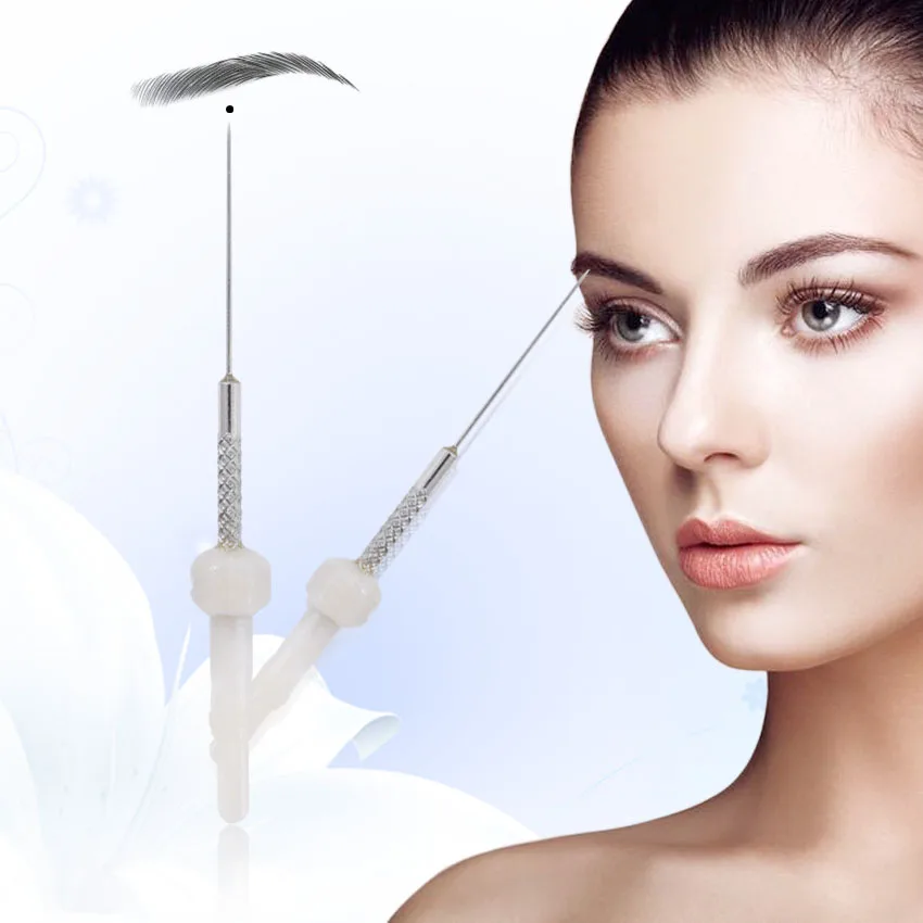 Permanent Makeup Needles 50Pcs RL Disposable Sterilized Eyebrow Lip Liner Microblading Needles Beauty for Tattoo Machine Pen
Permanent Makeup Needles 50Pcs RL Disposable Sterilized Eyebrow Lip Liner Microblading Needles Beauty for Tattoo Machine Pen