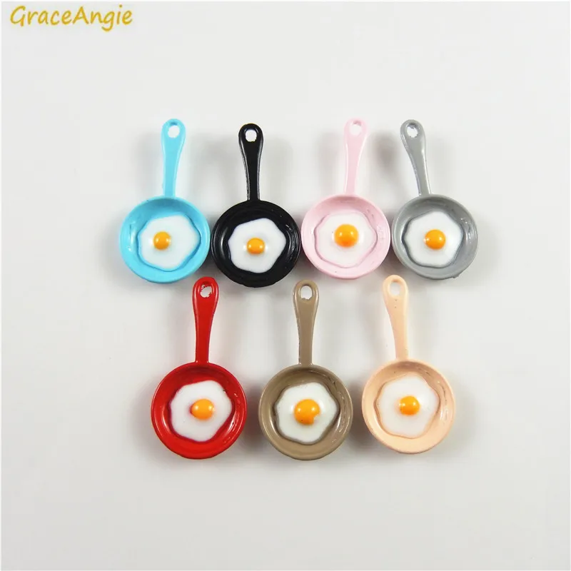 GraceAngie 10pcs Pink Blue Black Pan With Eggs Charms Bracelet Anklet Necklace Mix Colors Pendant DIY Jewelry Crafts Accessory
GraceAngie 10pcs Pink Blue Black Pan With Eggs Charms Bracelet Anklet Necklace Mix Colors Pendant DIY Jewelry Crafts Accessory
