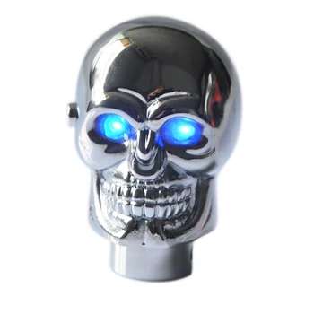 2019 Trend Personality Novel Car Gear Shift Knob Skull LED Blue/Red Light Shift Knob Aluminum Alloy Shifting Lever
2019 Trend Personality Novel Car Gear Shift Knob Skull LED Blue/Red Light Shift Knob Aluminum Alloy Shifting Lever