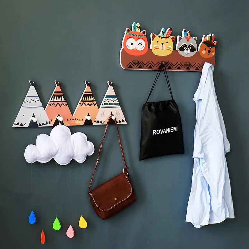 Nordic style Cartoon Cute Swan Raccoon Animal Pattern Wooden Decorative Hook with 4 Hooks Wall hanger Storage Hook Home Decor
Nordic style Cartoon Cute Swan Raccoon Animal Pattern Wooden Decorative Hook with 4 Hooks Wall hanger Storage Hook Home Decor