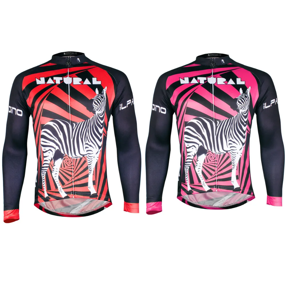 Zebra Pattern Red Long Sleeve Cycling Apparel for Men Polyester Bike Jersey Crewneck Ropa Ciclismo Hombre Size S-6XL
Zebra Pattern Red Long Sleeve Cycling Apparel for Men Polyester Bike Jersey Crewneck Ropa Ciclismo Hombre Size S-6XL