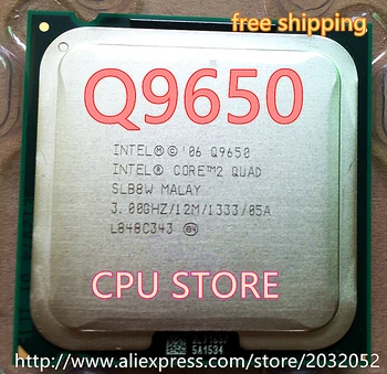 lntel Core 2 Duo Q9650 2 QUAD Q9650 Processor(3.0GHz /12MB Cache /FSB 1333 )Desktop LGA 775 CPU 
lntel Core 2 Duo Q9650 2 QUAD Q9650 Processor(3.0GHz /12MB Cache /FSB 1333 )Desktop LGA 775 CPU