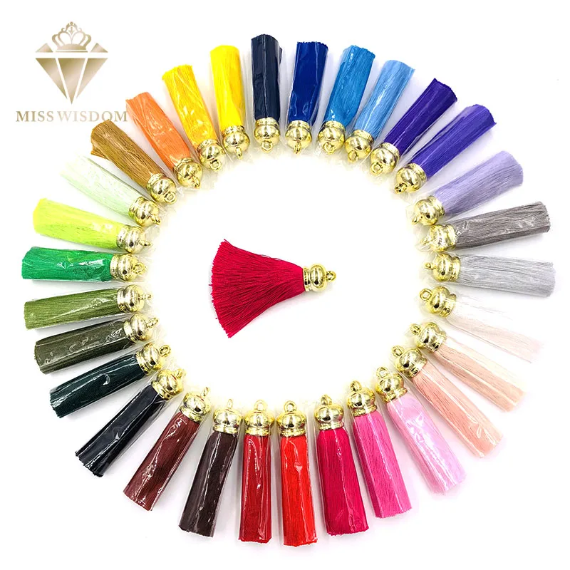 NEW 30 colors Rayon tassels with gold caps silk tassels fringe trim Mobile phone case keychain accessories diy earrings/jewelry
NEW 30 colors Rayon tassels with gold caps silk tassels fringe trim Mobile phone case keychain accessories diy earrings/jewelry