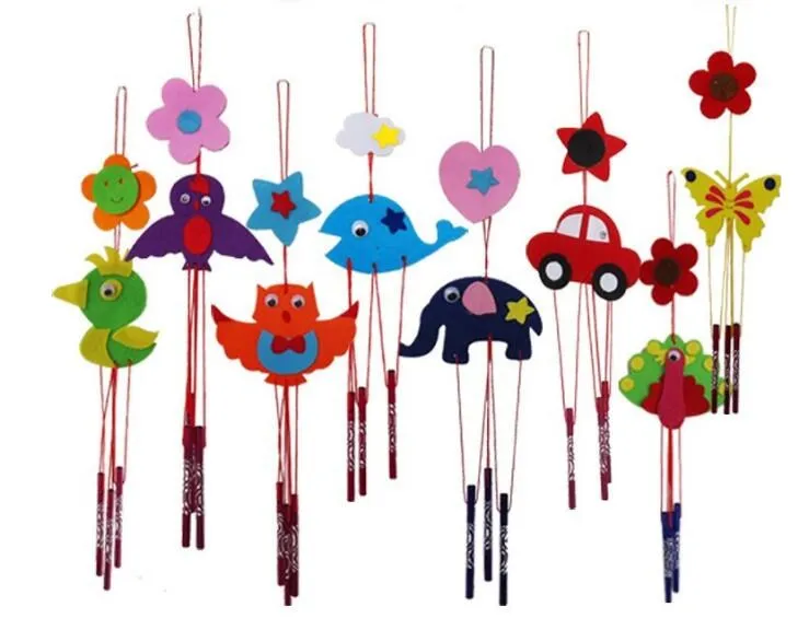 8pcs/lot DIY 3D EVA Puzzle Cartoon Wind Chime Kids Handmade Assembly Kindergarten Manual Arts Crafts Kits Toys
8pcs/lot DIY 3D EVA Puzzle Cartoon Wind Chime Kids Handmade Assembly Kindergarten Manual Arts Crafts Kits Toys