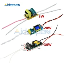 3 W 20 W 30 W HA CONDOTTO LA Lampada del Driver Trasformatore di Ingresso del Convertitore AC 85-265 V Adattatore di Alimentazione 100mA 600mA 900mA Corrente Per La Luce del LED(China)