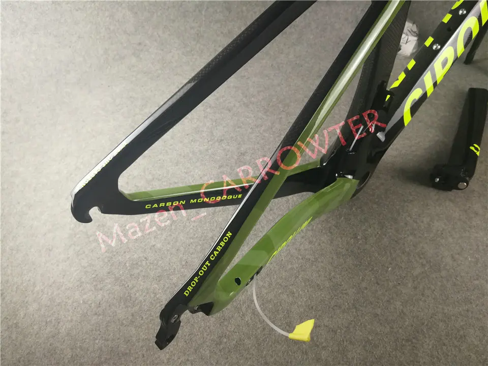 Best Good quality With 3K Green Camouflage NK1K carbon road bike frame XXS-XS-S-M-L-XL 6 sizes for your selection 13 Best Good quality With 3K Green Camouflage NK1K carbon road bike frame XXS-XS-S-M-L-XL 6 sizes for your selection 13