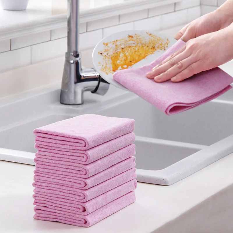 Coconut Shell Rag Household Lint-Free Dish Cloth Kitchen Supplies Thick Absorbent Non-Stick Oil Cleaning Cloth kitchen towels
Coconut Shell Rag Household Lint-Free Dish Cloth Kitchen Supplies Thick Absorbent Non-Stick Oil Cleaning Cloth kitchen towels