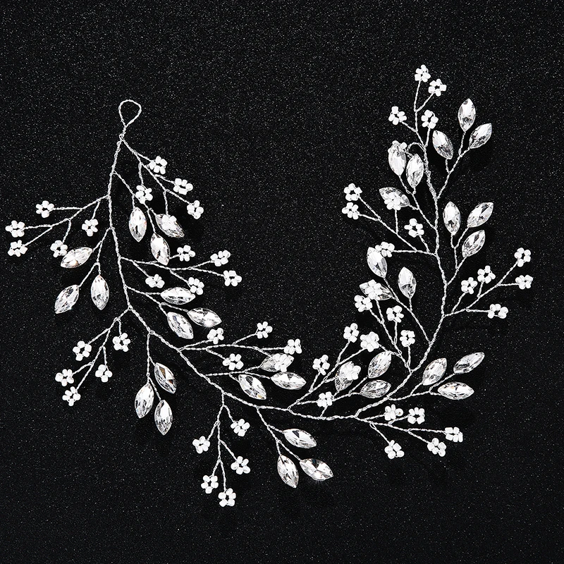 Miallo цветочные повязки на голову с листьями ручной работы свадебные украшения для