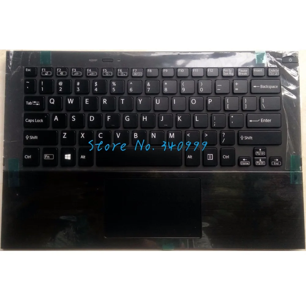 New for SONY VAIO PRO 13 SVP13213CXS NSK-SJ0BF 01 US Keyboard with C cover palmrest touchpad
New for SONY VAIO PRO 13 SVP13213CXS NSK-SJ0BF 01 US Keyboard with C cover palmrest touchpad
