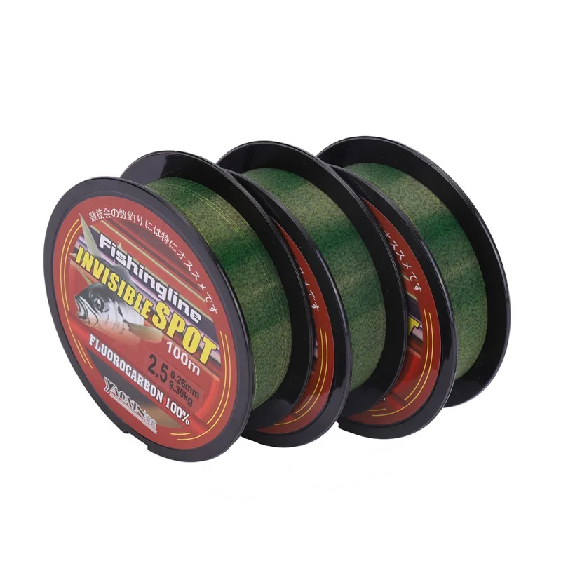 150m Super Strong Nylon Fishing Wire Flourocarbon Coated Spotted Fishing Line Wear-resistant Invisible Fishing Line
150m Super Strong Nylon Fishing Wire Flourocarbon Coated Spotted Fishing Line Wear-resistant Invisible Fishing Line