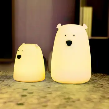 AKDSteel Colorful Bear Silicone LED Night Light Kids Touch Sensor light Children Night Lamp Light
AKDSteel Colorful Bear Silicone LED Night Light Kids Touch Sensor light Children Night Lamp Light