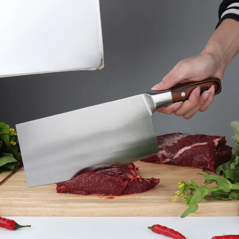 Liang Da Brand 4CR13mov Stainless Steel Cleaver Kitchen Knife Professional Chef Knife Chinese Kitchen Chef Knife Free shipping
Liang Da Brand 4CR13mov Stainless Steel Cleaver Kitchen Knife Professional Chef Knife Chinese Kitchen Chef Knife Free shipping