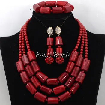 Classic African Wedding Coral Beads Necklace Jewelry Set Nigerian Costume Bridal Gift Jewelry Set For Women Free Shipping CJ558
Classic African Wedding Coral Beads Necklace Jewelry Set Nigerian Costume Bridal Gift Jewelry Set For Women Free Shipping CJ558