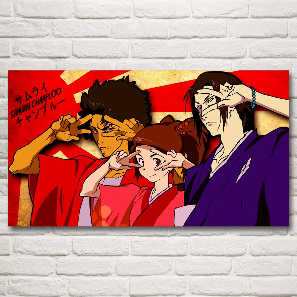 FOOCAME Samurai Champloo Japanese Anime Art Silk Posters and Prints Painting Home Decor Wall Pictures For Living Room 20x36 Inch
FOOCAME Samurai Champloo Japanese Anime Art Silk Posters and Prints Painting Home Decor Wall Pictures For Living Room 20x36 Inch