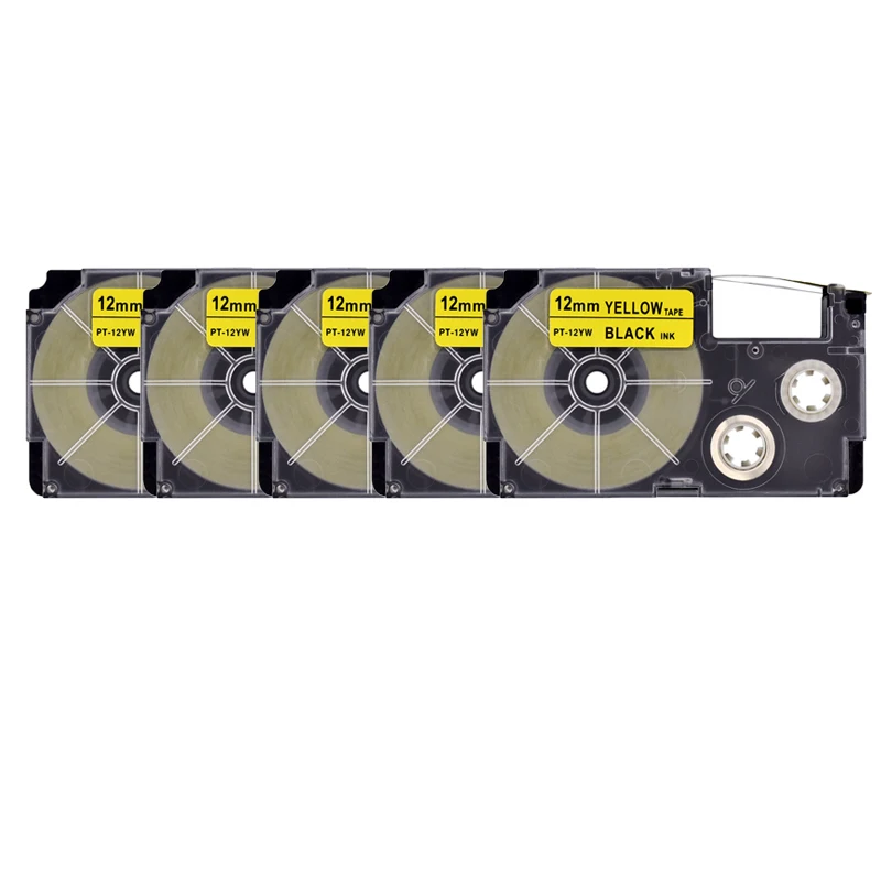 High quality 12mm casio tape cartridge Black on Yellow compatible for casio label printer
High quality 12mm casio tape cartridge Black on Yellow compatible for casio label printer